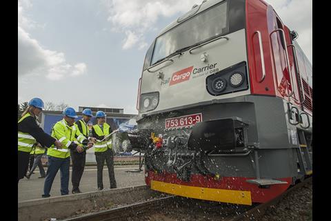 CZ Loko’s Česká Třebová factory has supplied Rail Cargo Carrier with the first of two EffiLiner 1600 Bizon locomotives.